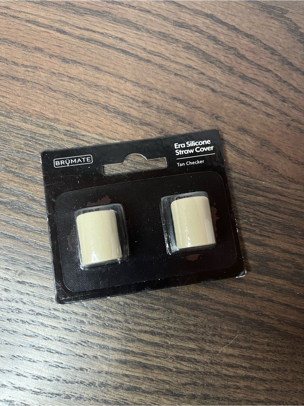 NEW! Brumate Era Tan Checker Straw Covers 2 pack